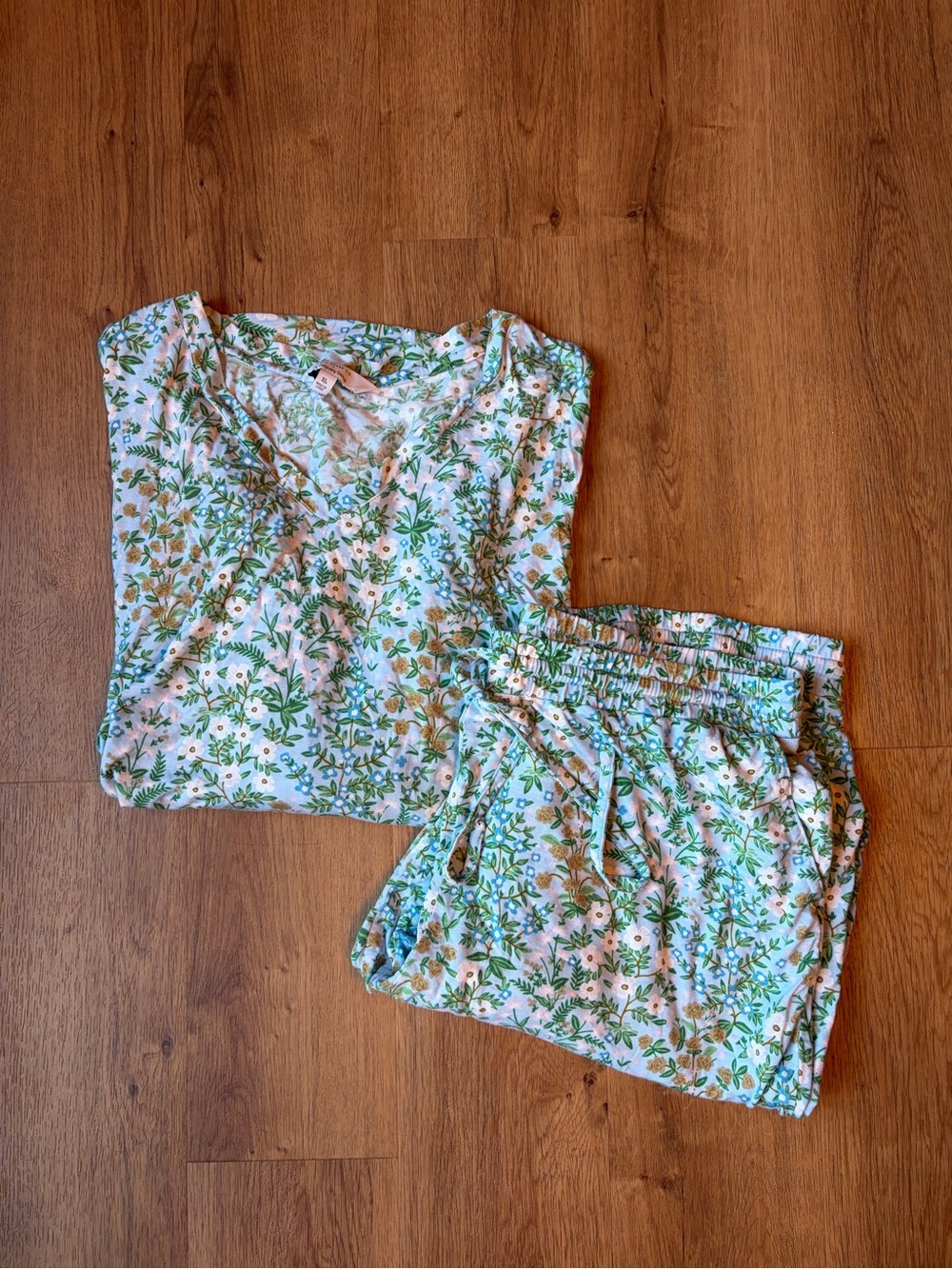 Rifle Paper Co. x The Company Store XL Floral Modal Pajama Set Lounge Sleepwear